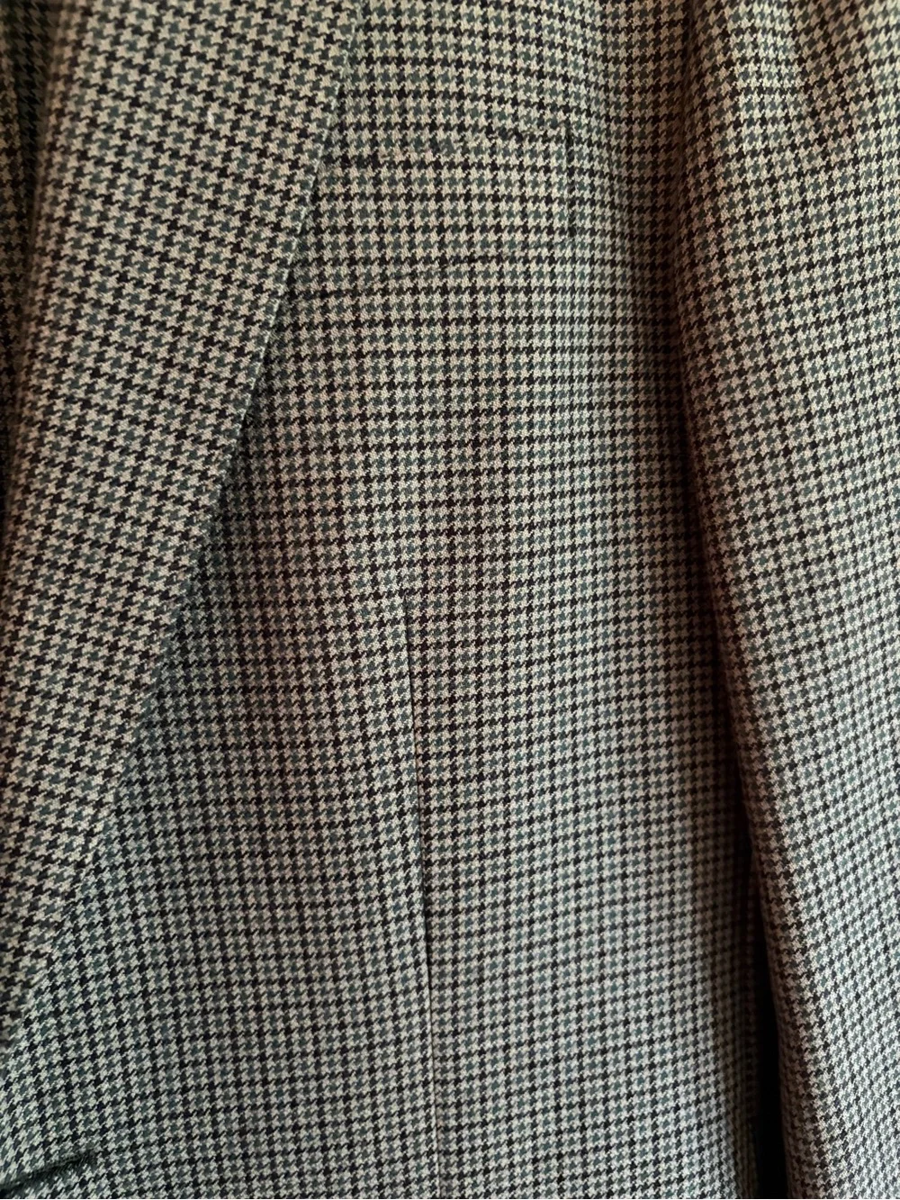 J. Crew Men's Houndstooth Two-Button Blazer - Brown and tan